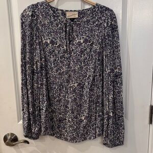 Universal Thread Purple Floral Blouse